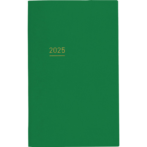 Kokuyo 2025 Jibun Techo Lite Mini B6, Settimanale Verticale, Green