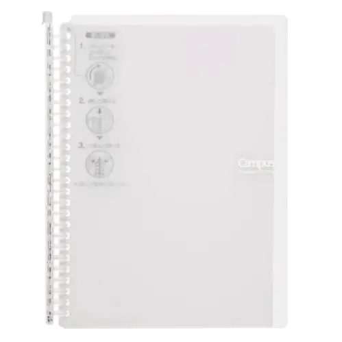 Kokuyo Campus - binder B5 capienza 60 fogli (Trasparente)