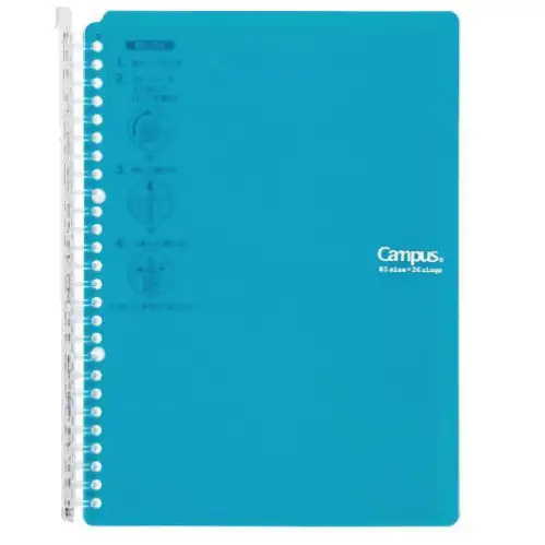 Kokuyo - Campus binder B5 capienza 60 fogli (Turchese)