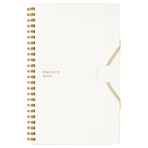 Kokuyo – Soft Ring “Penot” Grid A5 (70 fogli) – White