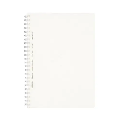 Kokuyo – Soft Ring Notebook A5 Ruled Clear (Quaderno ad Anelli Morbidi a righe)