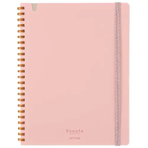 Kokuyo – Soft Ring Sooofa A5 Pink (Quaderno ad Anelli Morbidi)