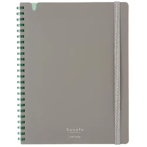 Kokuyo – Soft Ring Sooofa A5 Warm Gray (Quaderno ad Anelli Morbidi)