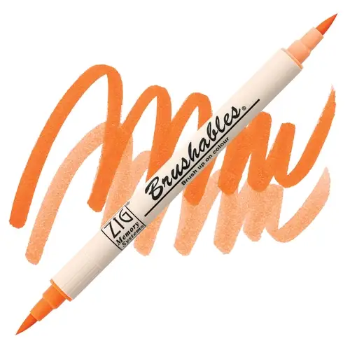 Kuretake Zig - Memory System Brashables No. 070 Pure Orange