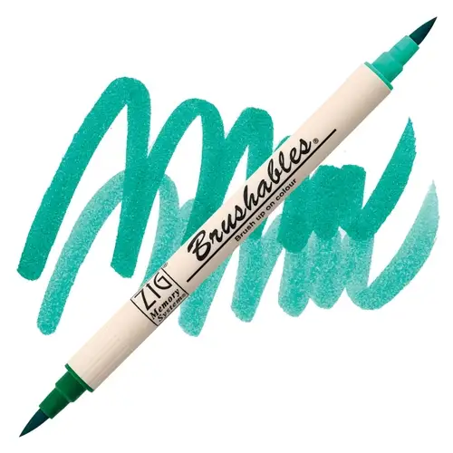 Kuretake - Zig Memory System Brashables No. 040 (Pure Green)