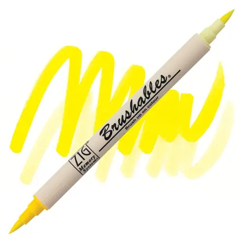 Kuretake Zig - Memory System Brashables No. 050 Pure Yellow