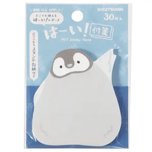 Kutsuwa – Hai! Sticky Notes Pinguino (SC242F)