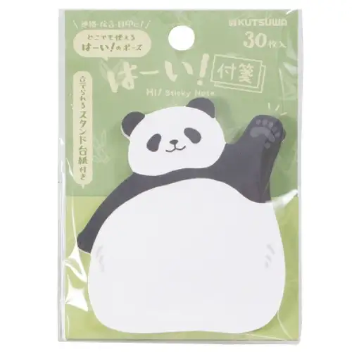Kutsuwa – Hai! Sticky Notes Panda (SC242L)