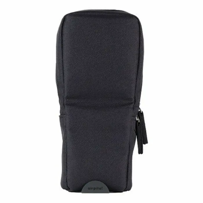 Kutsuwa – Pen Case Air Pita Zipper Black