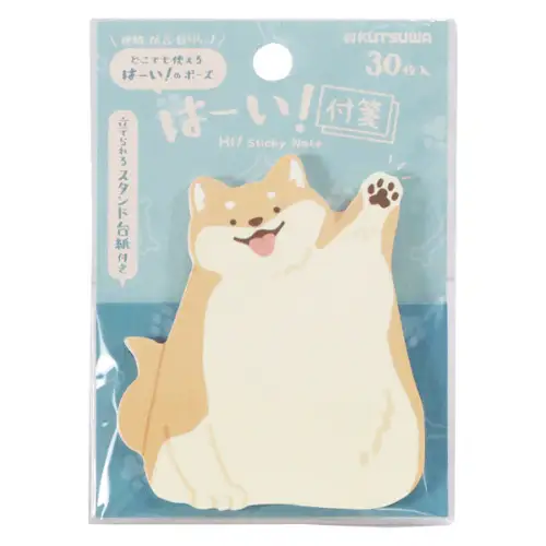 Kutsuwa – Hai! Sticky Notes Shiba Inu (SC242B)