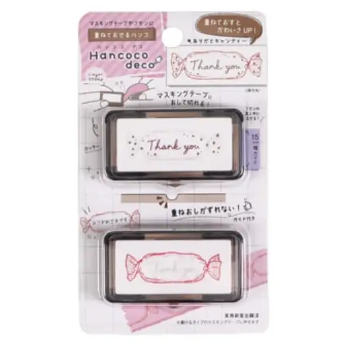 Kutsuwa – Timbro Hanko Koko Deco “Thanks Candy”