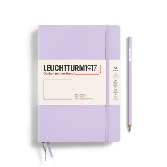 Leuchtturm 1917 – Medium A5, Hardcover, Blank, Lilac