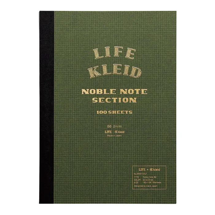 Life Company – Life × Kleid, Noble Note Section B6, Olive