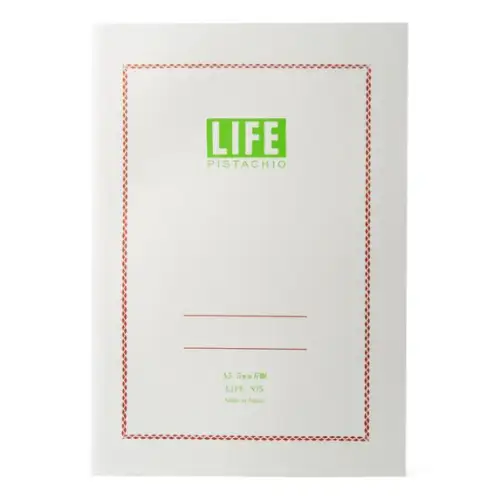 Life Company – Life Pistachio, Quadernino Cucito, A5, Quadretti Verdi 5 mm (N75)
