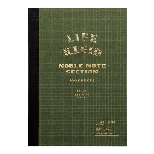 Life x Kleid – Noble Note Section A6, Olive