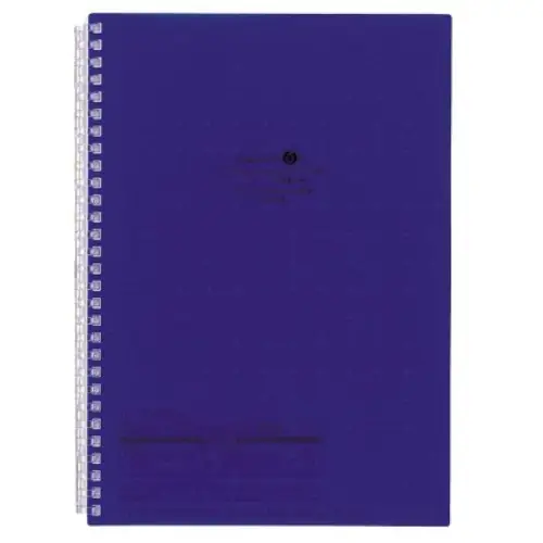 Lihit Lab - Aqua Drops Twsit Note N-1608 quaderno formato B5 a righe, 30 fogli [spirale apribile] (Colore Blu)