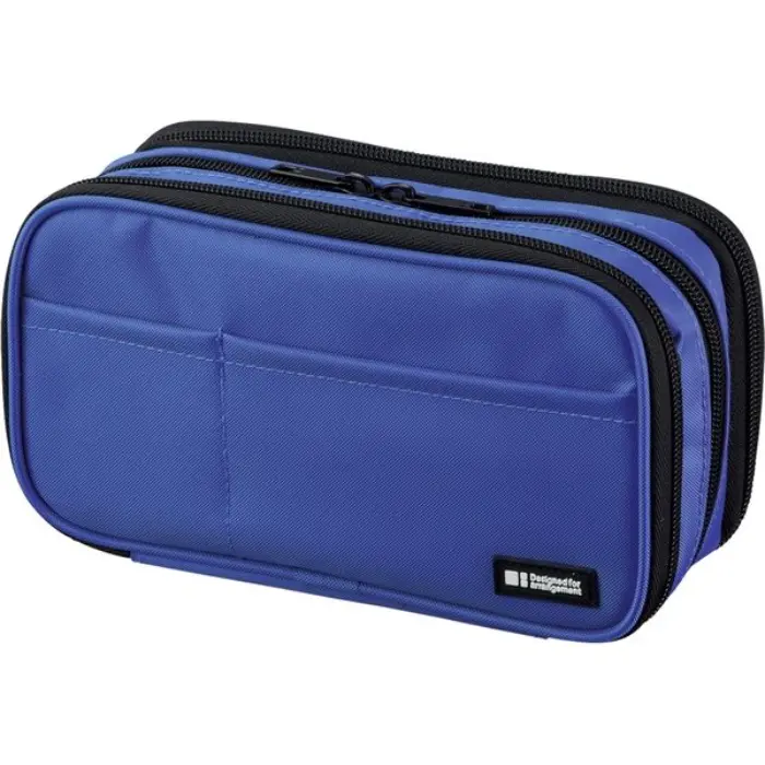 Lihit Lab – Astuccio, Book Type Triple, Blue