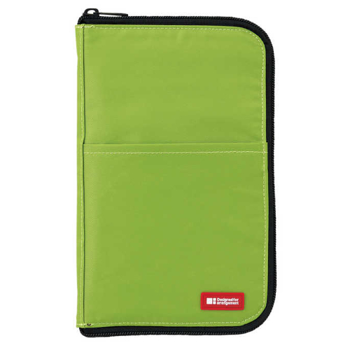 Lihit Lab - Astuccio Flat-type, Wide (Colore Verde)