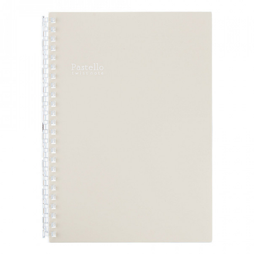 Lihit Lab PASTELLO - Twist Notebook 40 fogli (Beige)
