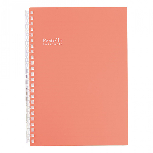 Lihit Lab PASTELLO - Twist Notebook 40 fogli (Rosso)