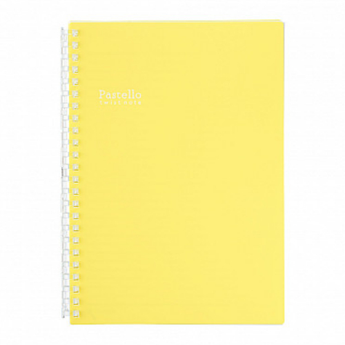 Lihit Lab PASTELLO - Twist Notebook 40 fogli (Yellow)