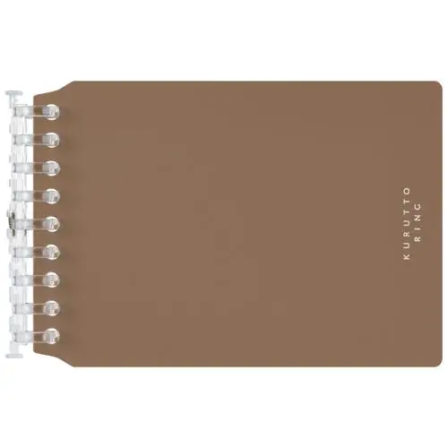 Maruman – Kurutto Ring Mini Binder Set Brown