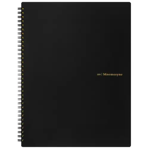 Maruman – Mnemosyne Notebook A4 5mm dots, Black