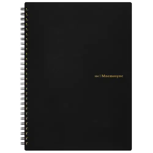 Maruman – Mnemosyne Notebook B5 5mm dots, Black