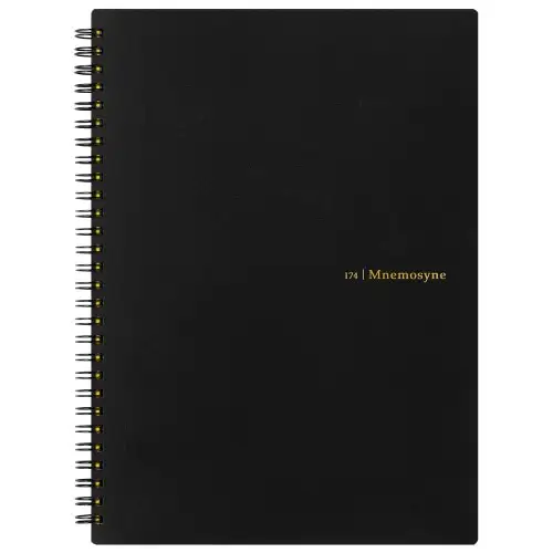 Maruman – Mnemosyne Notebook B5 8mm ruled, Black