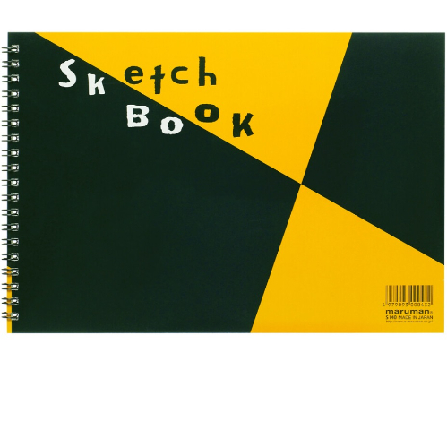 Maruman - Sketchbook B5 spiralato 126.5 g/m², 24 fogli [Spirale lato corto] (Blocco da disegno/schizzo)