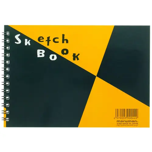 Maruman - Sketchbook spiralato, 126.5 g/m², 24 fogli, B6 [S160]