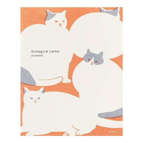 Midori – Kimagure Easy&Cozy Letter Pad Cat (Blocco di Carta da Lettere)