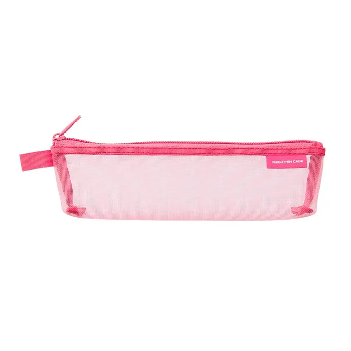 Midori – Mesh Pen Case Pink A (Astuccio Portapenne in Rete)
