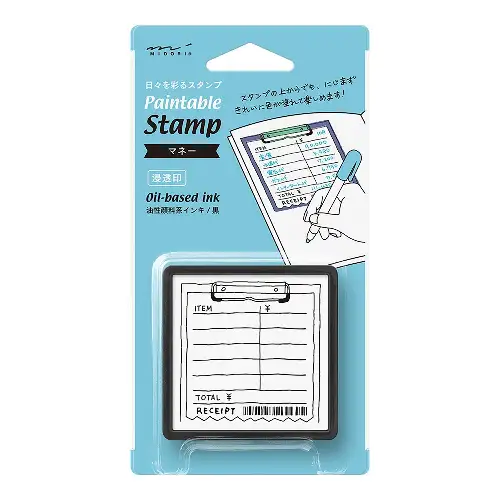 Midori - Paintable stamp Pre-inked Money