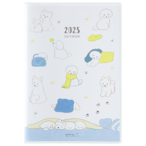 Midori - Pocket Diary <B6> Dog 2025 [Agenda settimanale, cani]