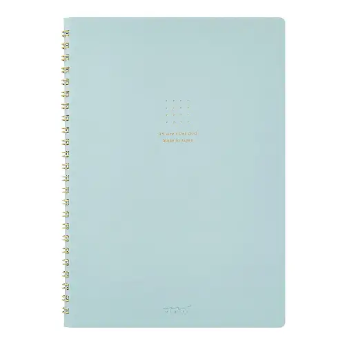 Midori – Ring Notebook (A5) Color Dot Grid Blue