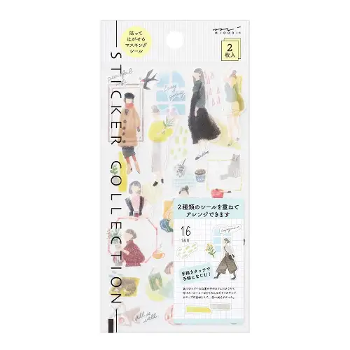 Midori - Sticker 2637 Two Sheets Fashion