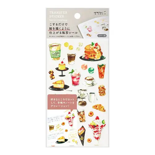 Midori - Transfer Sticker 2584 Snacks