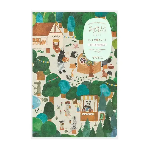 Midori – Yuru Log Notebook B6 Forest Animal