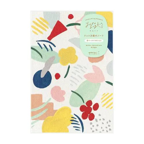 Midori – Yuru Log Notebook B6 Motif Textile