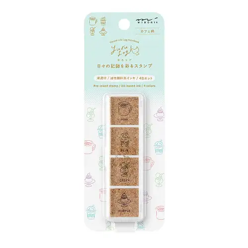 Midori – Yuru Log Pre-inked Stamp Cafe
