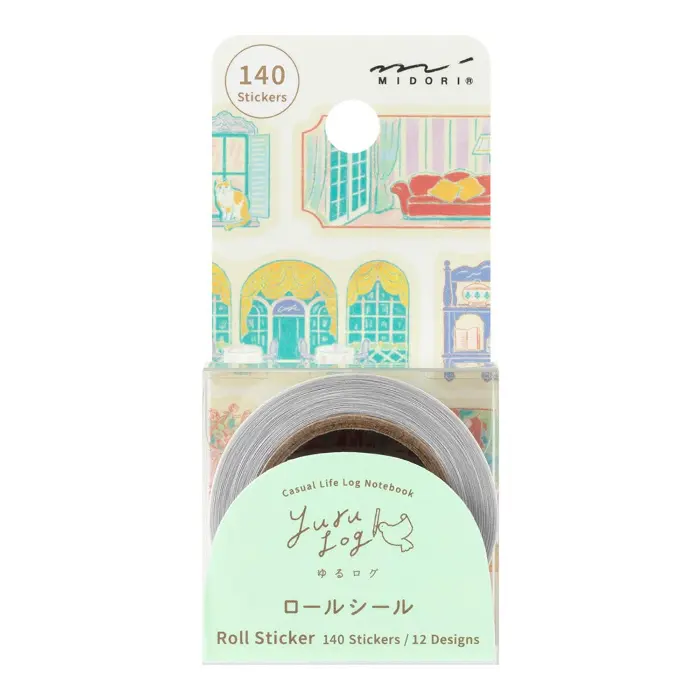 Midori – Yuru Log Roll Sticker Window Views