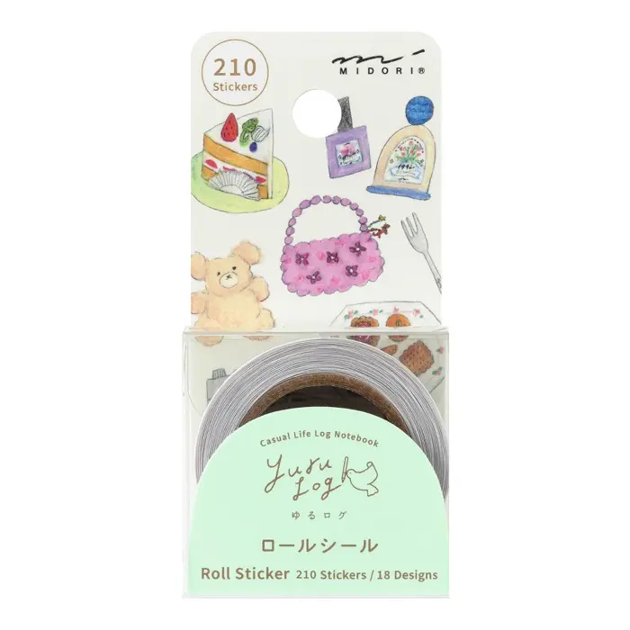 Midori – Yuru Log Roll Sticker Motifs