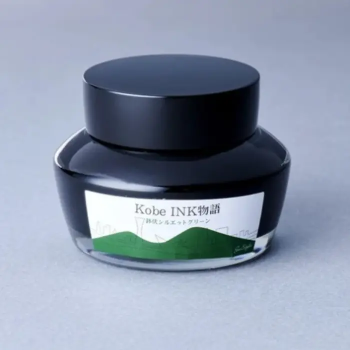 Nagasawa – Kobe INK Monogatari #45 Hachibuse Silhouette-green – Inchiostro per Stilografica