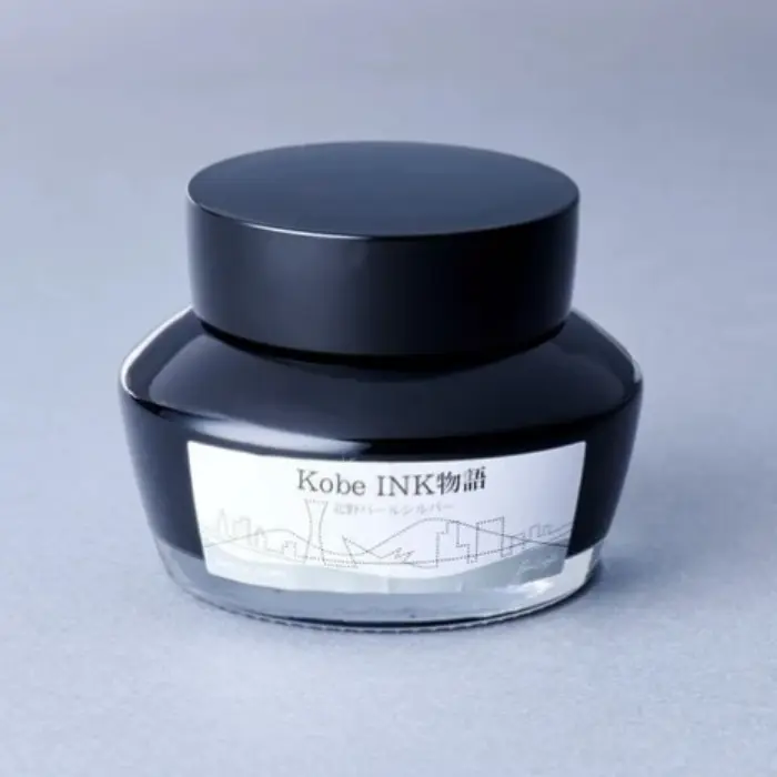 Nagasawa – Kobe INK Monogatari #53 Kitano Pearl Silver, Inchiostro per Stilografica