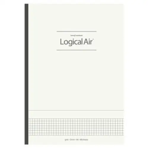 Nakabayashi - Notebook Logical Air Business [Quadretti 5mm, Formato A4, 80 fogli, Copertina Avorio] (ﾉ-A405SIV)