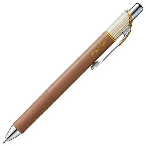 Pentel - EnerGel Clena 0.3 (Fusto marrone - Inchiostro marrone)