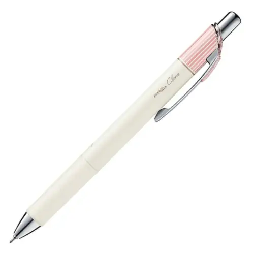 Pentel Clena 0.5 (Fusto bianco/righe rosa)