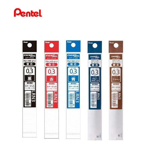 Pentel - Ricarica EnerGel Clena 0.3 (Nero)