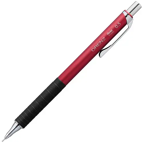 Pentel – Mechanical Pencil Orenz Metal Grip 0.5mm Red